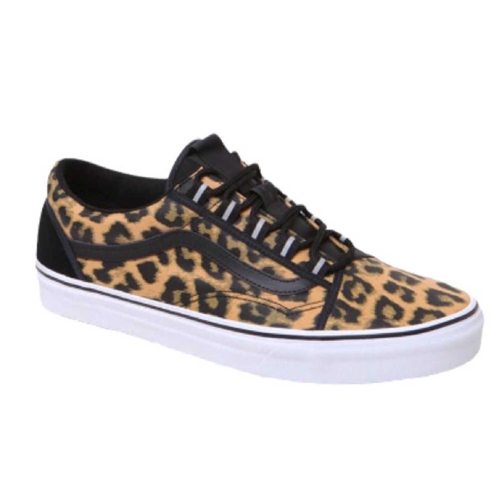 Rare Vans Old Skool Ghillie Nylon Leopard Print Shoes sz 9 Streetwear